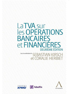 cover image of La TVA sur les opérations bancaires et financières